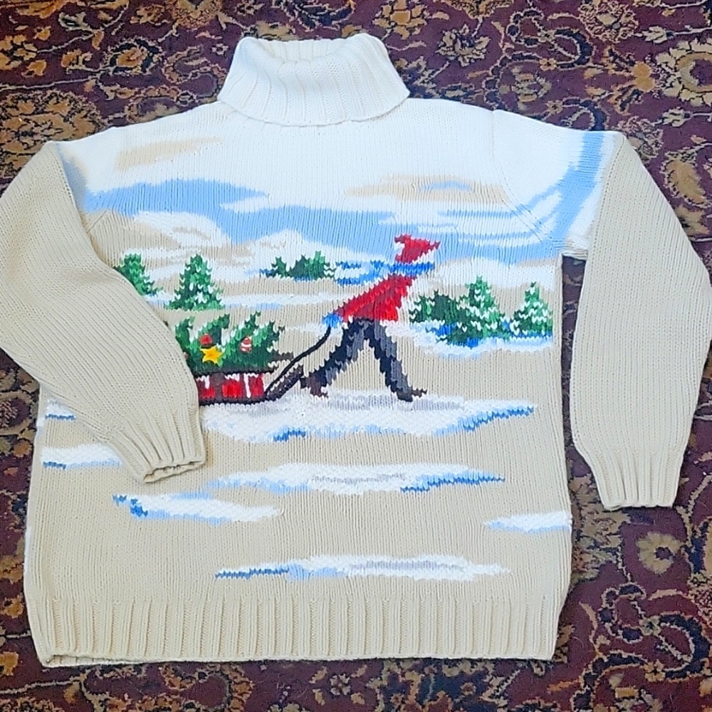 Vintage Liz Claiborne Holiday Sweater. NWOT
